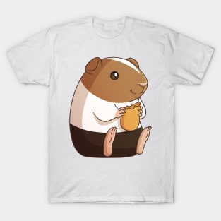 Cute Guinea Pig Snacking T-Shirt